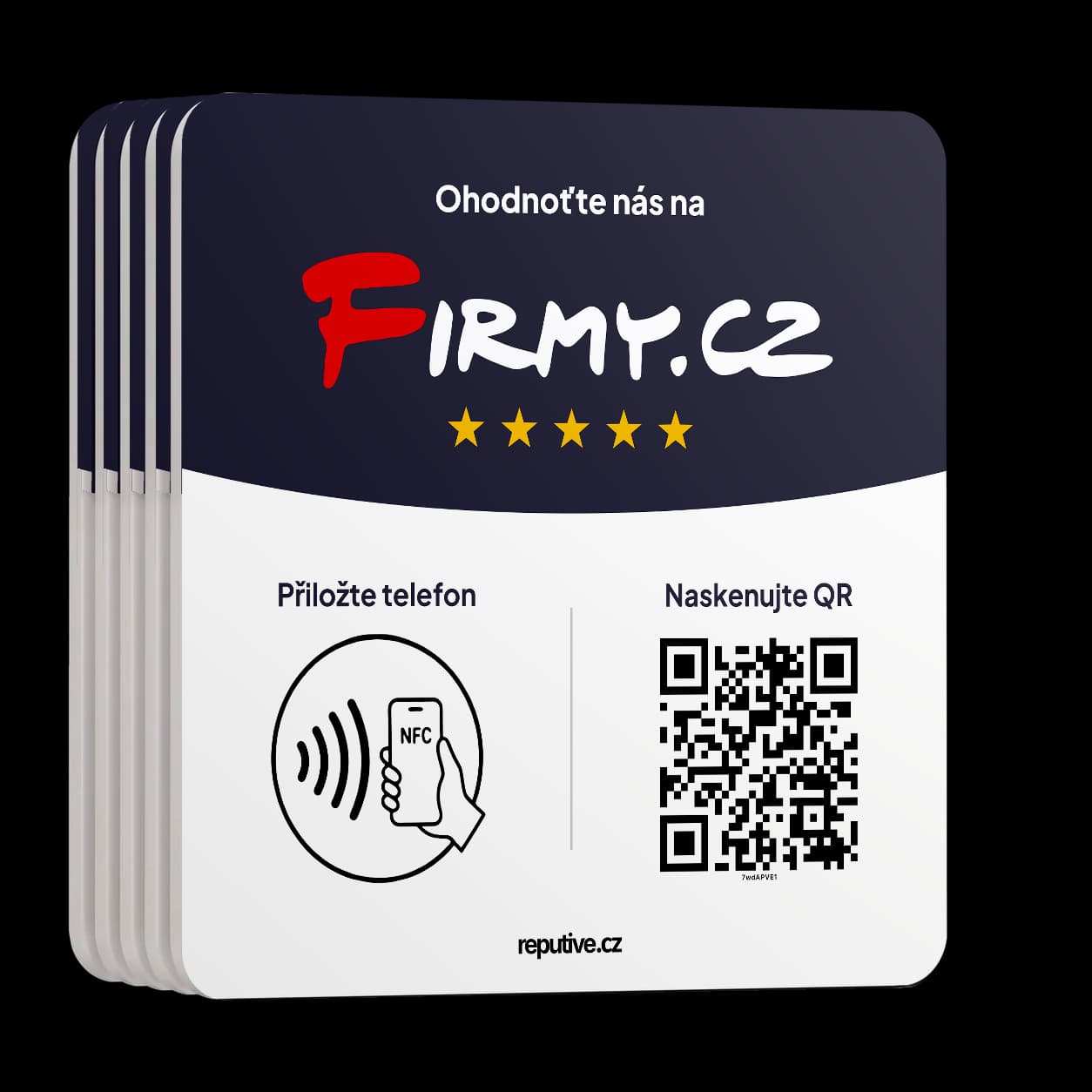 Balíček 5× NFC destička pro Firmy.cz